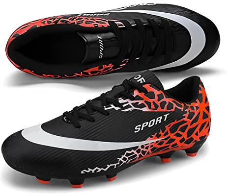 Hixingo Zapatillas de Fútbol Niño Calzado de Fútbol Spike Adolescentes Atletismo Training Botas de Fútbol Aire Libre Zapatos de Deporte