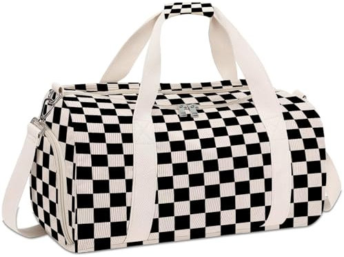 Sac de Sport Enfant,Sac de Danse Fille,Enfant Sac de Voyage avec Compartiment à Chaussures et Compartiment Humide