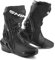 SHIMA VRX-3, Scarpe Moto Uomo - Rinforzate Stivali Moto Uomo in Pelle, Chiusura ATOP, Supporto alla Caviglia, Suola Antiscivolo, Impugnatura del Cambio (Nero, 47)