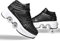 Rollschuhe für Kinder, verstellbare Rollerskates für Mädchen, Quad-Skates-Deformationstrainer für Erwachsene und Anfänger, Turnschuhe mit unsichtbarem Rad für Jungen (schwarzes High-Top, EU 37)