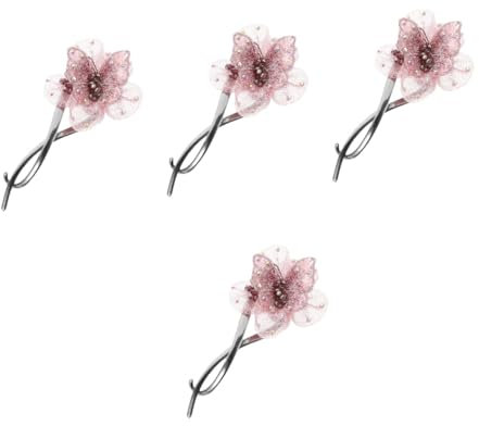 FRCOLOR 4 Pz copricapo fermagli per per ricci fermaglio per francese barrette forcine molletta fermagli per trucco piega mollette per alla francese