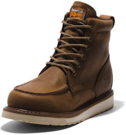 Timberland PRO Pro Wedge - Stivali da lavoro da uomo, 15,2 cm, con zeppa industriale, Cocco-2024 Nuovo, 14 Wide