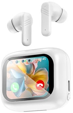 Wireless Active Noise Cancelling Earbuds Touchscreen ANC Earphones In Ear Gaming Headphones Wireless Bluetooth Ear Phones ENC Ear Buds Noise Cancelling Blue Tooth Headphones for iphone Android Runners