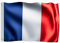 MONZANA® Frankreich Flagge 150x90cm Französische Nationalflagge Metallösen strapazierfähig Fahne 100% Polyester Garten Outdoor Indoor Länder doppelt umsäumte Kanten Pflegeleicht