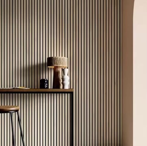 2 x Acoustic wall panels light oak