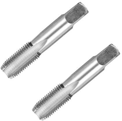 ANPTGHT Lot de 2 tarauds en acier rapide pour taraudage de machine conventionnel ou taraudage CNC en acier et acier inoxydable 1/8-27 NPT