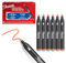 Sharpie Creative Marker Acryl-Farbstifte | Wasserbasierte Farbmarker mit Rundspitze | Schulsachen | Orange | 6 Stück