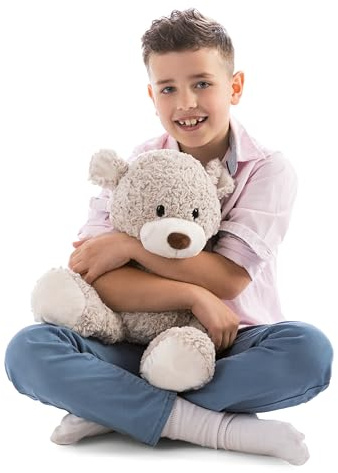 NICI Kuscheltier Bär Finni 50cm - grau - Weiches Plüschtier – niedliches Stofftier zum Kuscheln & Spielen – tolle Geschenkidee für Kinder & Erwachsene | 62321