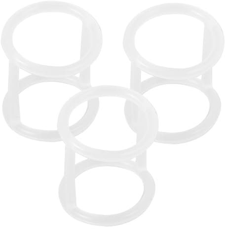 GOOHOCHY 3pcs Silicone Seal Rings Replacement for Ice Cream Maker, Multipurpose Sealing Component for Ice Cream Machines, 32mm Diameter Seal Ring Set for Machine Repair and Maintenance