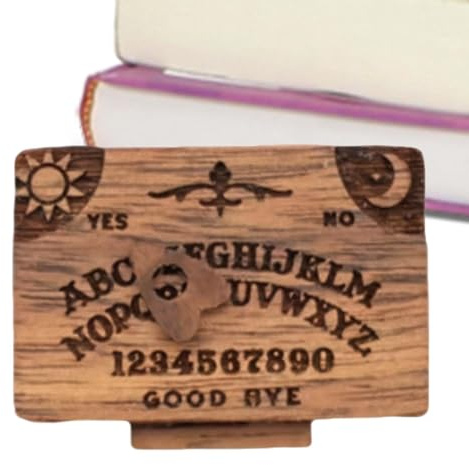 hölzerne Ouija Brett, Miniatur-Ouija-Brett, Holzmaterial Ouija Brett Alphabet Vintage Mit Planchette, Kleines Ouija-Brettspiel Spirit-Brettspiel