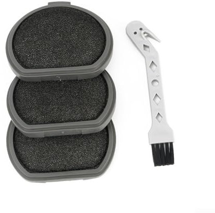 Vilgftyiet Ersatz Vormotorfilter für AEG FX9 QX9 Staubsauger Waschbare Filter verbessern Saugleistung zu installieren und zu reinigen 3er Set mit Reinigungsbürste