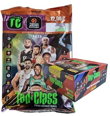 Panini Top Class Türkisch Airlines Euro League Basketball 2024-2025 / 1x Starterpack + 1x Display je 24x Booster