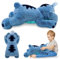 JIASHA S-tich Plüschtiere, 60 cm Blau S-tich Kissen Kuscheltiere, S-tich Stuffed Animals Toy, Gefüllte Puppen Kissen, Kinder und Erwachsene Geschenk,Freundin Festival Urlaub Geschenke
