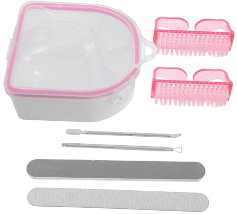 CLISPEED 1 Set Di Strumenti Per Manicure Accessori Per Unghie Kit Per La Cura Delle Unghie Manicure Per Mani Cuticole Strumenti Per La Manutenzione Lima Per Unghie Kit Per Unghie