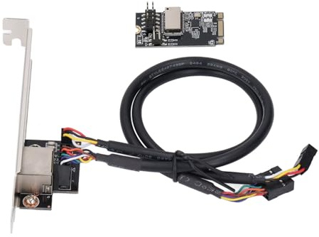 EIMSOAH 1000Mbps M.2 B M Key PCIe Network Card with Heat Dissipation for Stable Network Speed, Suitable for WINDOWS SERVER 2008 R2, 2012, 2016, 2019