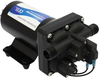 Wasser Booster Pumpe 184W, max. 40 m Förderhöhe, Saughöhe bis 3 m, Druckerhöhungspumpe mit Überhitzungsschutz, 38-40dB Leise für Wohnmobil Boot Yacht Leitungswasserdruck Erhöhung