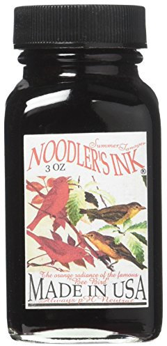 Noodlers Fountain Pen Ink - Summer Tanager (orange) by Noodler's