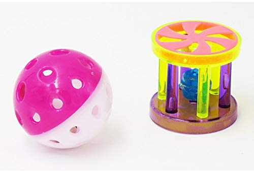 Trixie 60 Bälle und Rollen mit Schelle, ø 4,5 cm