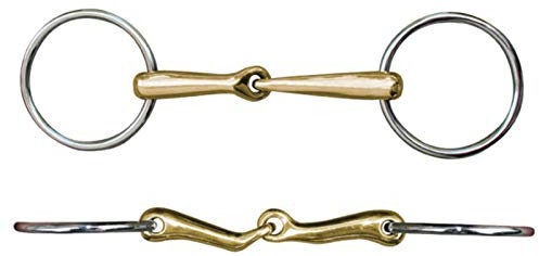 HKM 9864.0214 Wassertrense Anatomic Argentan mit Edelstahlringen, 16 mm