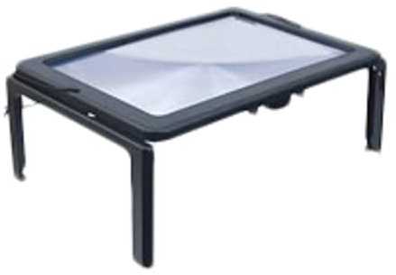 Wellys R 087591 Standlupe Vergrößerung, 23 x 16.5 cm, 3-fach, schwarz