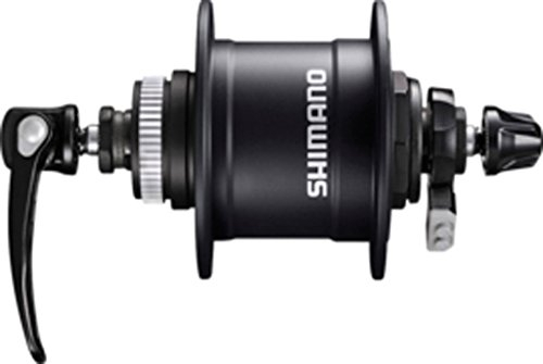 SHIMANO Unisex – Erwachsene DH-T4050 Nabendynamo, schwarz, Einheitsgröße