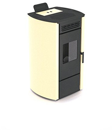 Eva Calor Poêle à granulés Luana couleur ivoire