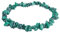 Lebensquelle Plus Malachit Splitterarmband | Handgefertigtes Elastisches Stretch Splitter Armband | Echter natürlicher Edelstein (Malachit)