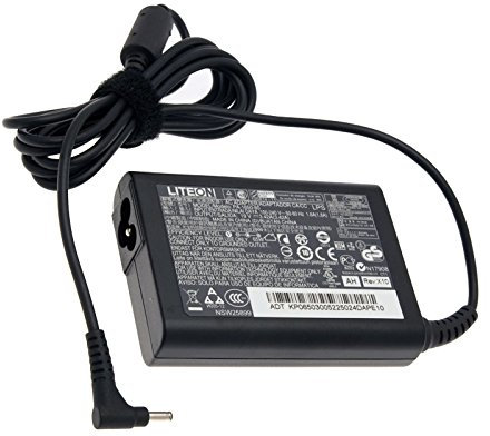 Alimentatore originale, con adattatore alla CA, per laptop Acer, Swift 3 SF315-51 Nero 65W mit Netzkabel EU