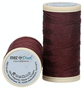 MEZ Duet Stärke 30 4642030-09571 braun Nähgarn, 100 % Polyester, 30m