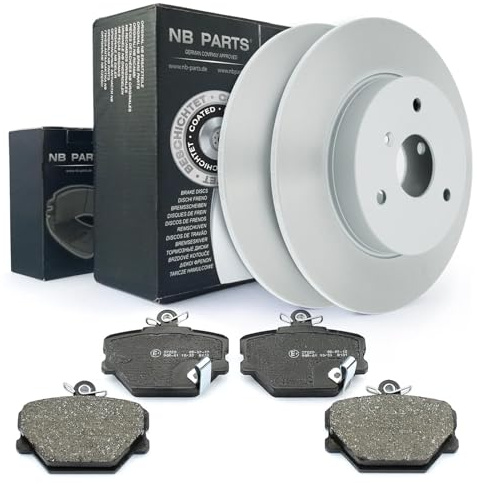 NB PARTS Bremsscheiben 280mm voll Beläge vorne passend für Smart Cabrio Fortwo Roadster 450 451