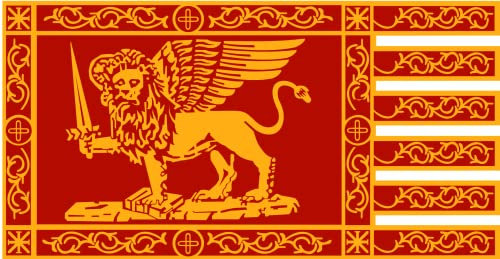 magFlags Bandiera Large Repubblica di Venezia o Repubblica Veneta | Bandiera Paesaggio | 1.35m² | 80x160cm