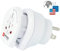 SKROSS | 1.500204-E | Combo World to USA | Adattatore da Viaggio USA ed Europa in un unico adattatore. Tensione e Potenza: 100V–1500W/250V–3750W - Adatto per Laptop e Asciugacapelli.