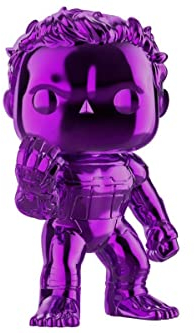 Pop Funko Marvel Avengers Endgame Hulk Purple Chrome 499 (Special edition sticker)