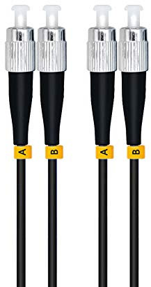 Jeirdus CDL Micro Câble de raccordement fibre optique multimode FC vers FC 10G OM3 50/125 40 m