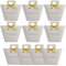 Karton Geschenkboxen,10 Stück Geschenkboxen aus Kraftpapier Pralinenschachtel Geschenkverpackung Box für Geschenke Hochzeit Party Weihnachten (10pcs white)