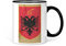 Tasse Kaffeetasse Albanien Fahne 12