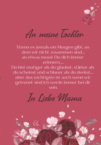 Tagebuch für Tochter | Dankbarkeitstagebuch | 6 Minuten Tagebuch für mehr Selbstliebe & Selbstreflexion