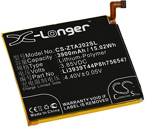 Powery Batería Compatible con ZTE Modelo Li3939T44P8h756547