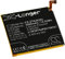 Powery Batería Compatible con ZTE Modelo Li3939T44P8h756547