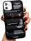 GaraiCkeey Sports Shoes Brand Puffer Silicone Phone Case for iPhone 12 6.1 inch, Sneakers Ins Classic Cool Label Pattern Soft TPU Full Body Protective Puffy Cover for iPhone 12 (Black)