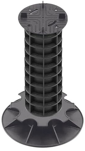 Jardinex Parcela Terraza Losa ajustable 32-35 cm - Negro