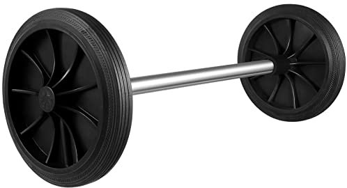 Ipetboom 1 Jeu De Roues De Poubelle En Caoutchouc Accessoires De Poubelle Roues De Poubelle De Remplacement Durables Roues De Poulie De Poubelle Roues De Poubelle Premium Pour Poubelle