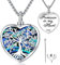 Collana Urna Cuore per Ceneri Collana Urna Argento Sterling 925 Porta Ceneri Ciondolo Urna Cuore Albero Della Vita Collana Urna Funeraria Umana Ciondolo per Ceneri Donna