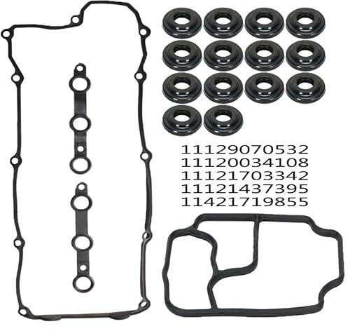 ROEDE Ventildeckeldichtung Zylinderkopf Ölfilter 11129070532,11120034108 Für BMW E36 E39 E38 E36 Z4 M52 Motor