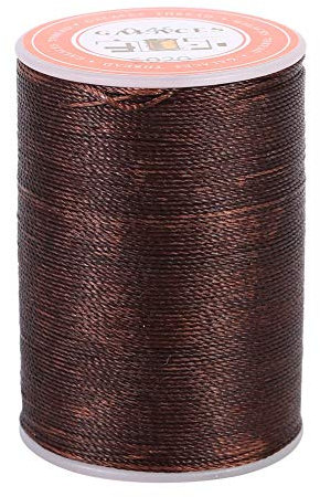 Leder-Nähpolster-Reparaturset, Langer Nähfaden Für Lederteppich, Sofa, Sitz, Schuhe, Nähen Und Reparieren von Lederschuhen, Handnähen, Basteln(Braun)