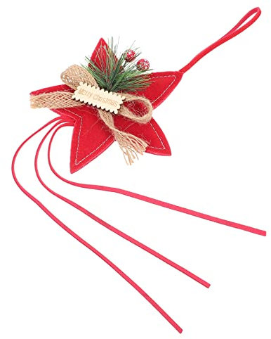 FUNOMOCYA Weihnachtsanhänger Aus Weihnachtsdeko Rot Weihnachtsbaumschmuck Dekorativ Weihnachtsornament Für Zuhause Freunde