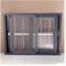 Finestra seminterrata scorrevole orizzontale grande 30,40,50,60,80,100 cm, finestre da fienile con vetro e schermo, piccola finestra domestica con chiusura for bagno, garage e soppalco(30x30cm/11.8x11