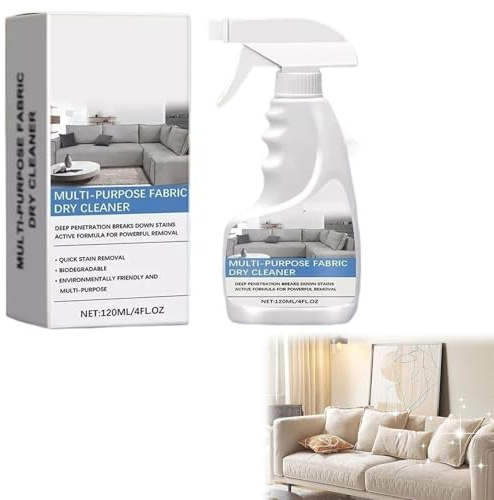 Coffee Stain Remover for Carpet,Couch Fabric Cleaner Spray,Upholstery Cleaner For Furniture,Couch Cleaner For Fabric,Sofa Cleaner Spray,Fabric Sofa Cleaning Kit,Cleaner Spray For Sofa,120ML
