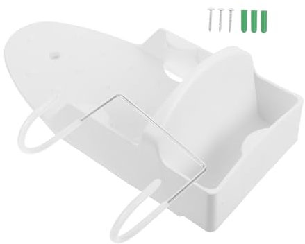 Alipis Electric Iron Stand Wall Mount Iron Holder Cord Storage Ironing Board Hanger for Laundry Home Use