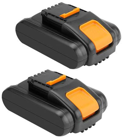 2X Joiry 20V 3000mAh Li-Ion Batteria per WA3553 WR142E M700 WA3551, WA3551.1, WA3553, WA3553.1, WA3553.2, WA3556, WA3572, WA3605, WA3641
